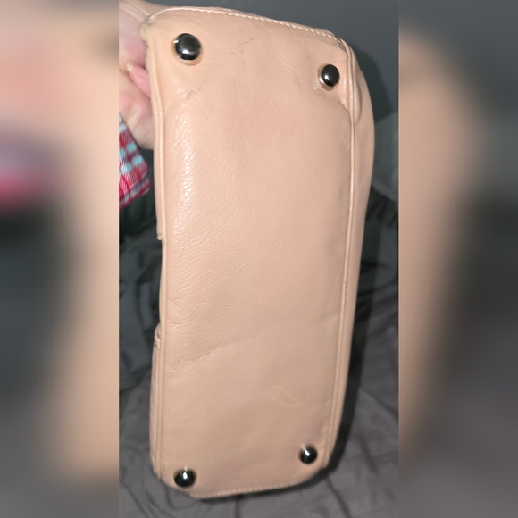 Authentic Marc Jacobs Leather Satchel - Shoulder Bag Beige With Blush Hue - Picture 8 of 15